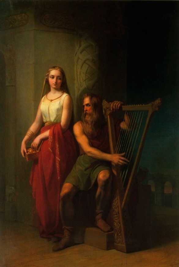 Bragi e Iðunn (1846) | Brage och Iduna | Nils Blommér
