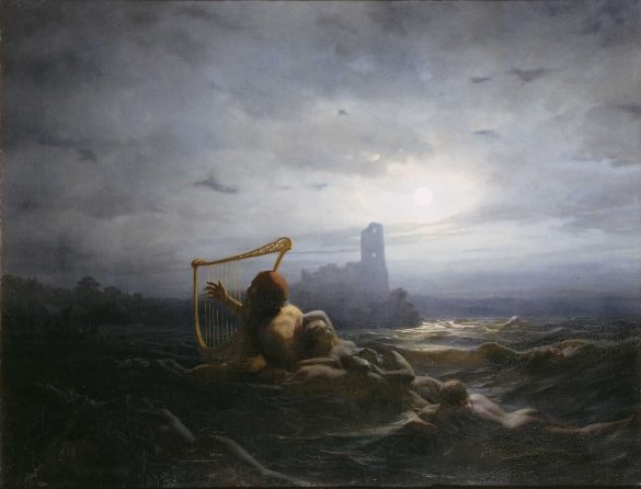 Nixes e as Filhas de Aegir (1850) | Näcken och Ägirs Döttrar | Nils Blommér