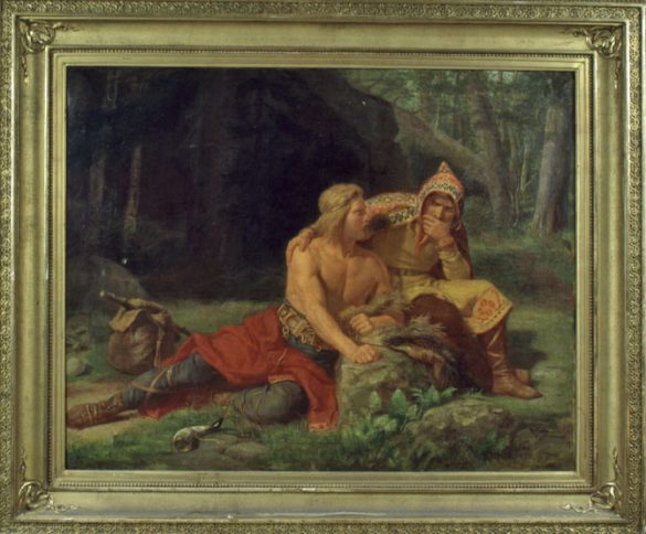 Ragnar Lodbrok e Orvar Oddr (1878) | Ragnar Lodbrok och Orvar Oddr | Mårten Eskil Winge